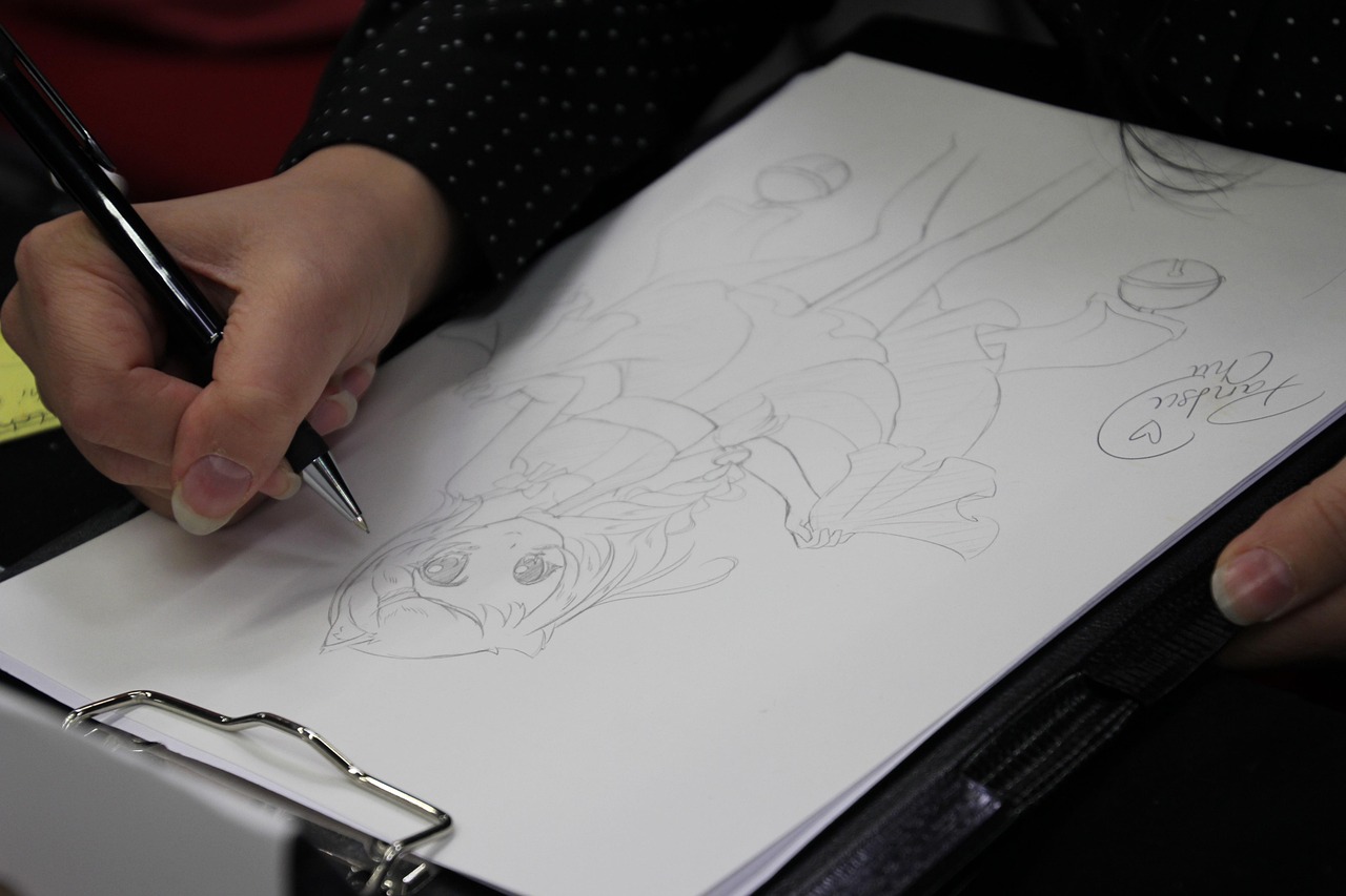 少女动漫简笔画,探索艺术与文化的魅力之旅